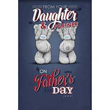 From Daughter & Partner Me to You Bear Father Day Card Image Preview